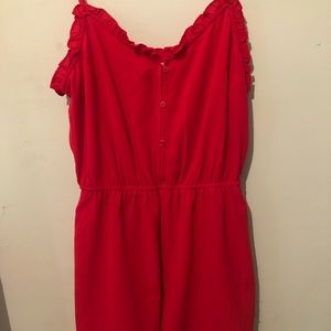 H&M red romper NWOT